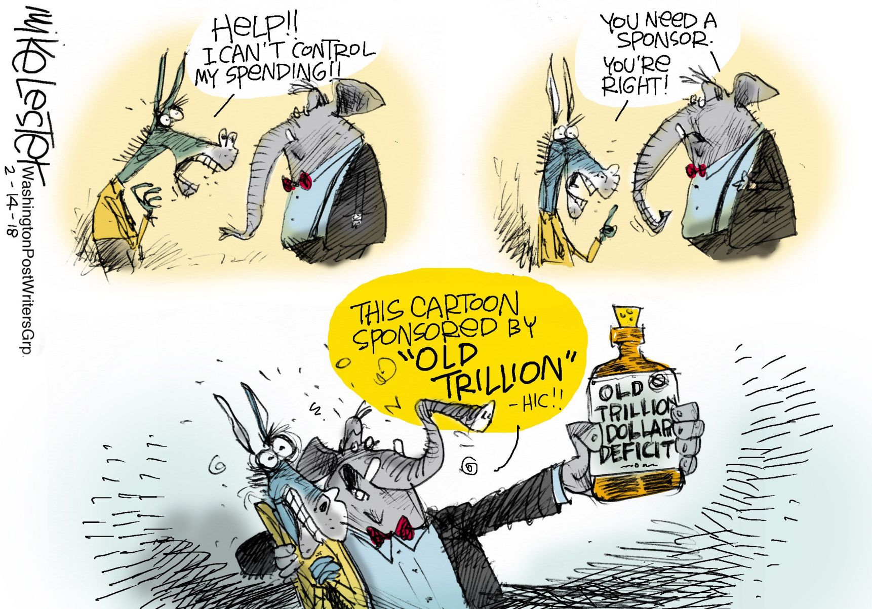 Mike Lester cartoon